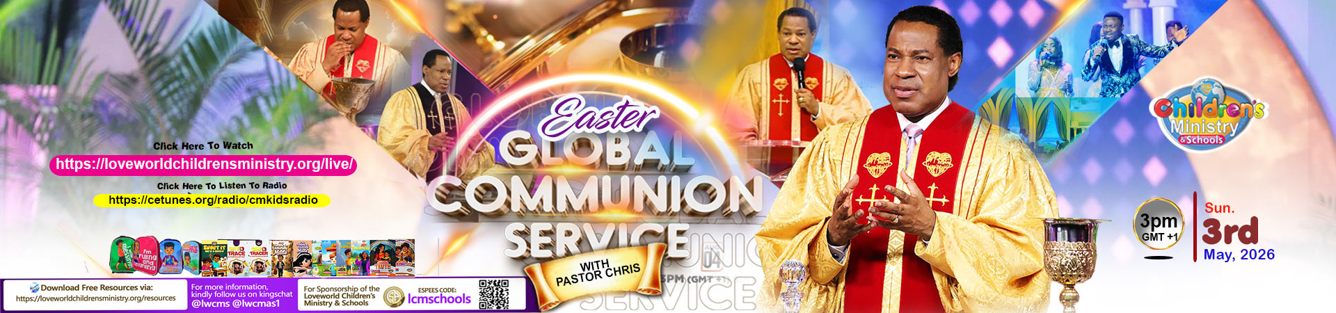 Easter Global Communion Service with Pastor Chris