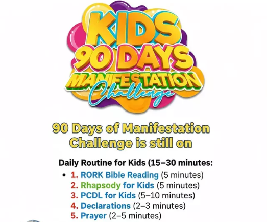 Kids 90 Days Manifestation Challenge